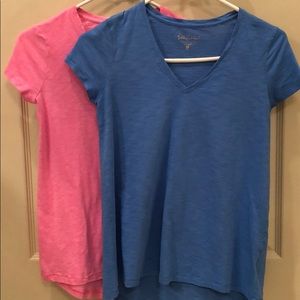 Lilly Pulitzer Tops - TWO Lilly Pulitzer Tees 🎉 Lilly Pulitzer Tops - TWO Lilly Pulitzer Tees 🎉